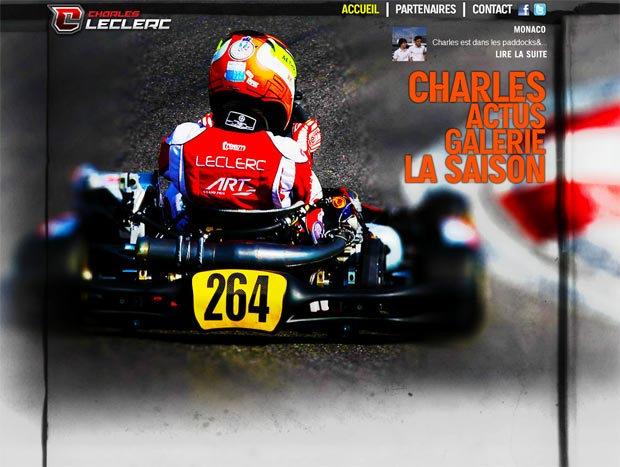 Le nouveau site officiel de Charles est en ligne