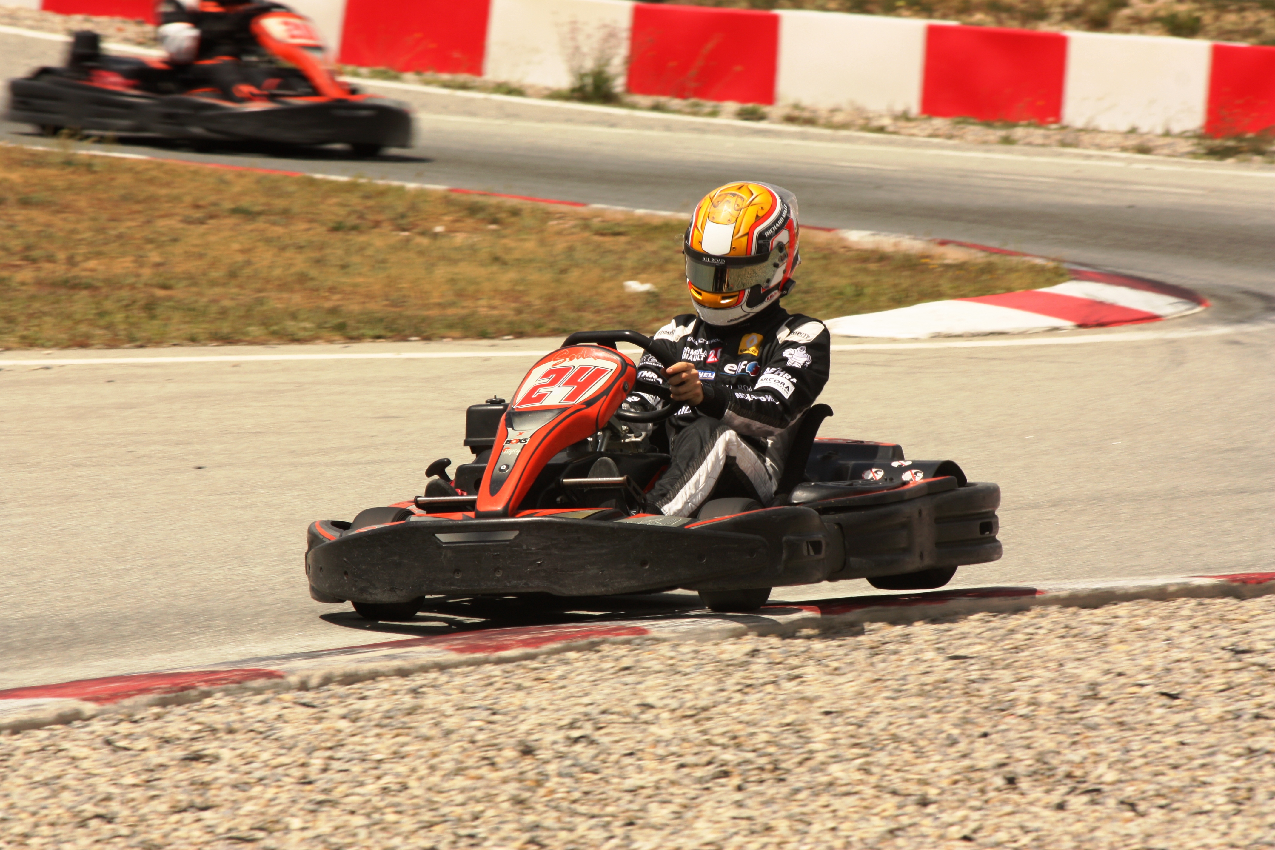 Charles de passage à Brignoles pour une course de karting loisir !