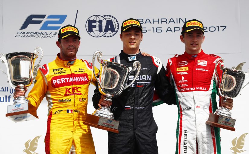 FIA F2 - Bahrain - Course 1 : premier podium pour Charles !