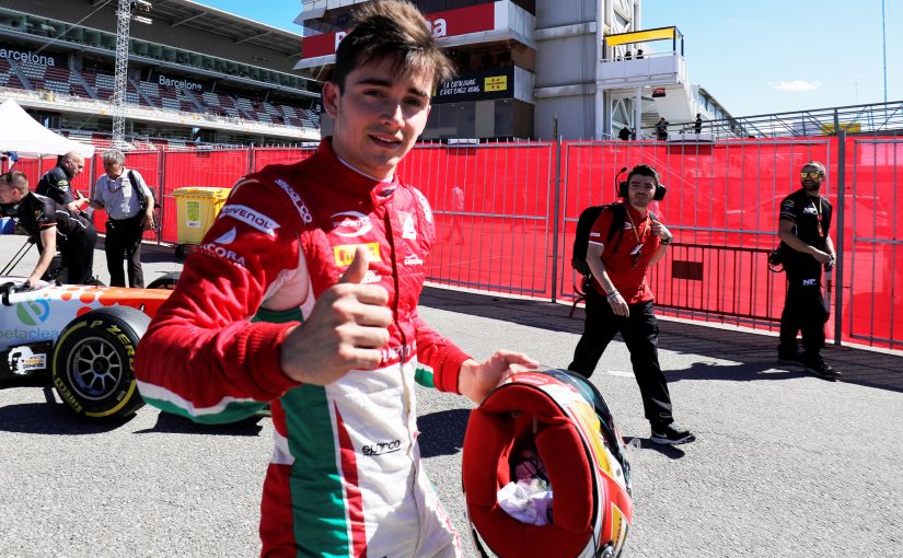 FIA F2 - Barcelone : Charles à nouveau en pole !