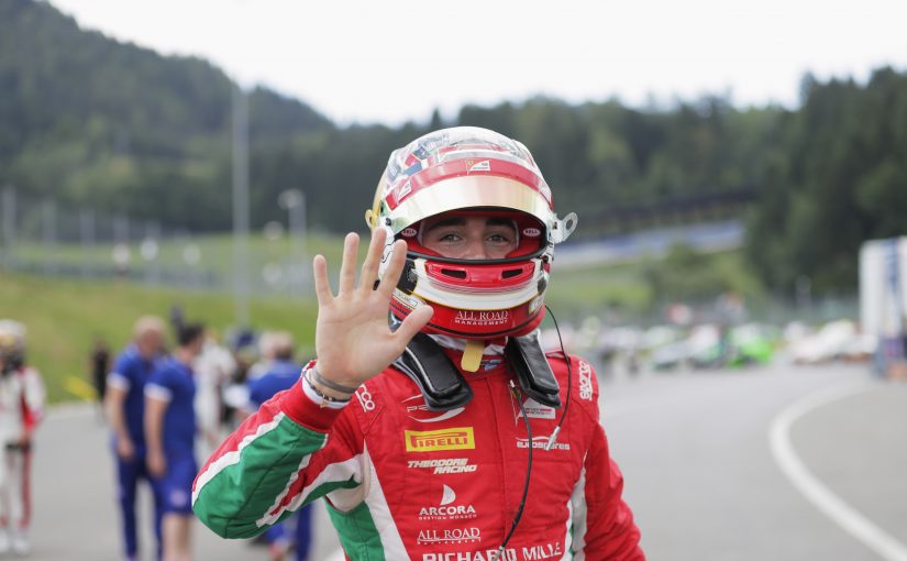 FIA F2 - Red Bull Ring : Charles reçu 5 sur 5 et dans l'histoire !