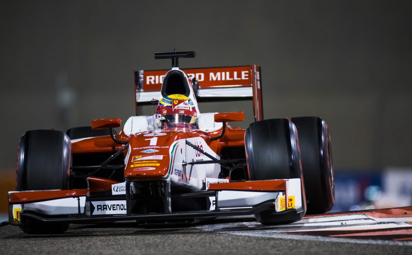 FIA F2 - Abu Dhabi - Course 1 : Charles manque le podium pour 15 millièmes !