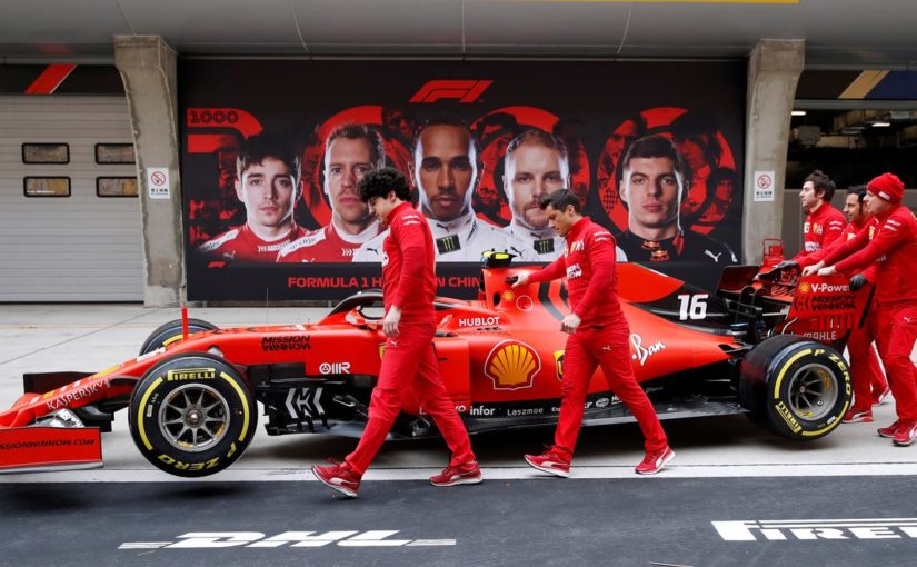 F1 - Shanghai : problème mécanique pour Charles, aileron illégal pour Mercedes !